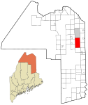 Aroostook County Maine incorporated and unincorporated areas Presque Isle highlighted